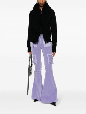 Pantalon cargo large Blumarine violet