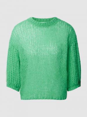 Dzianinowy sweter Pom Amsterdam zielony
