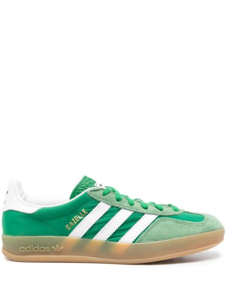 Çizgili sneaker Adidas Gazelle yeşil