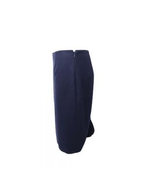 Falda de lana Carolina Herrera Pre-owned azul