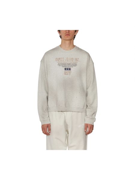 Sweatshirt aus baumwoll mit rundem ausschnitt Guess