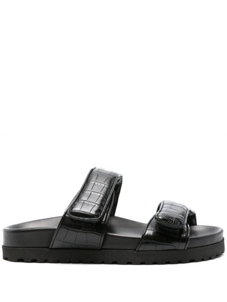Sandale cu platformă Giaborghini negru