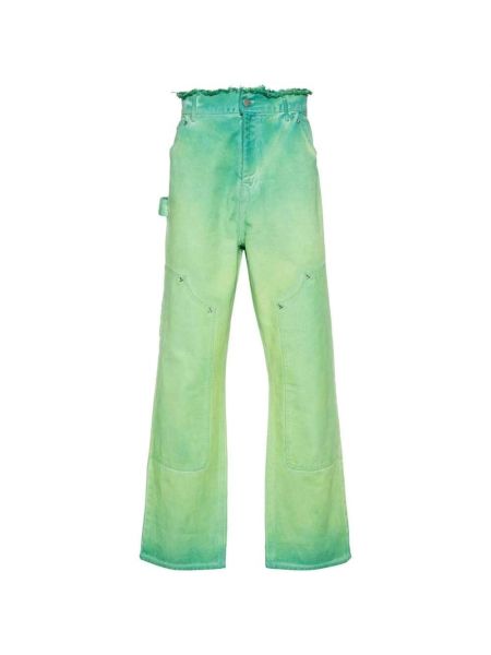 Zielone proste jeansy 3.paradis