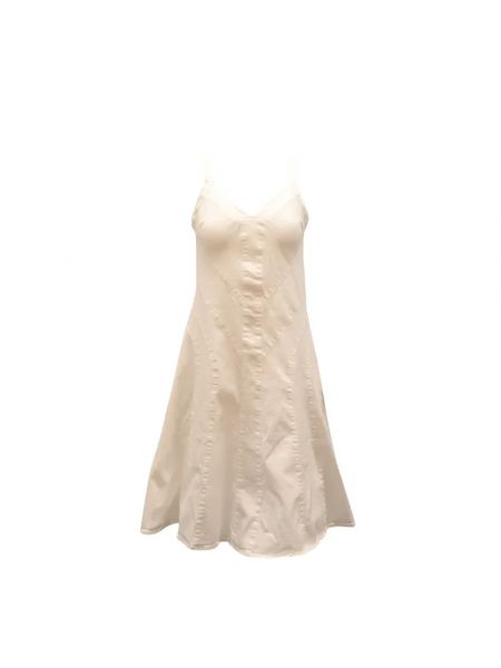 Rozkloszowana sukienka bawełniana Ralph Lauren Pre-owned biała