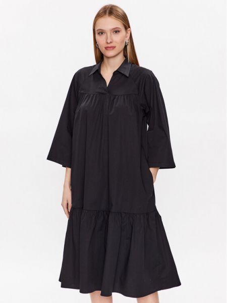 Платье-рубашка Moss Copenhagen черное