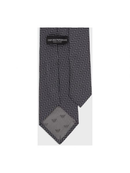Krawatte mit print Emporio Armani grau