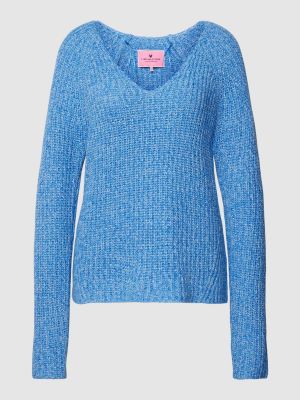 Niebieski dzianinowy sweter Lieblingsstück