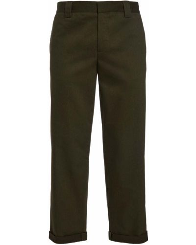 Pantalon chino en coton Golden Goose vert