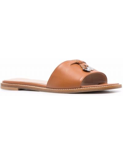 Sandales en cuir Scarosso marron