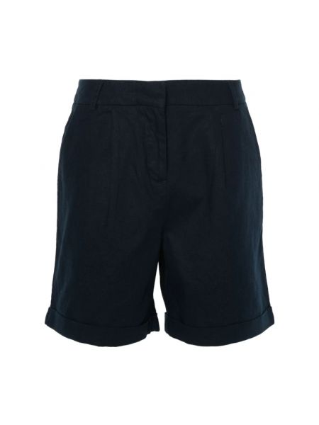Leinen shorts aus baumwoll Barbour blau