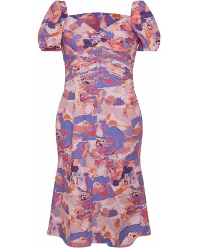 Košeľové šaty Chi Chi London fialová