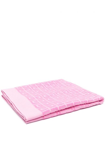 Βαμβακερό μπουρνούζι Givenchy ροζ