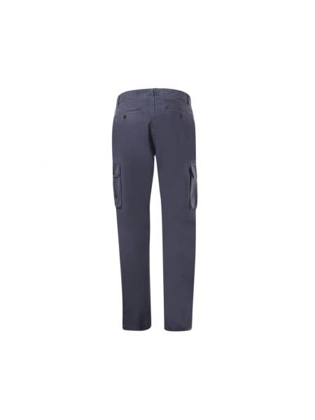 Pantalones cargo de algodón con bolsillos Ecoalf azul