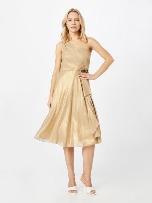 Šaty Lauren Ralph Lauren zlatá