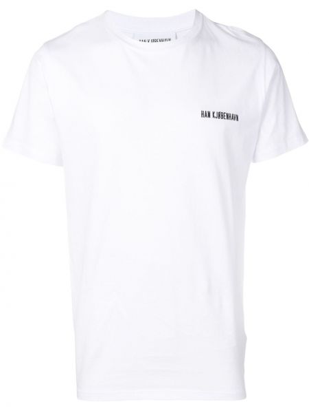 Camiseta de cuello redondo Han Kjøbenhavn blanco