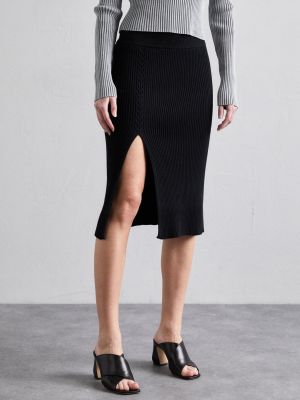 Асимметричная юбка-карандаш Filippa K черная