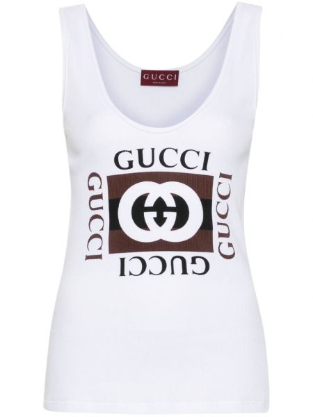 Bomuld sweatshirt Gucci hvid