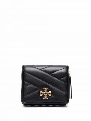 Plissert myntpung Tory Burch svart