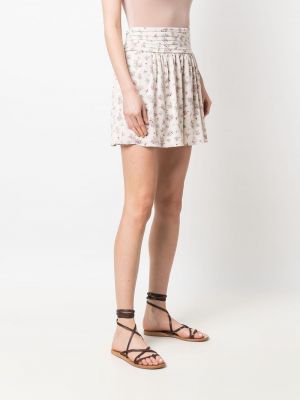 Květinové mini sukně Zadig&voltaire bílé