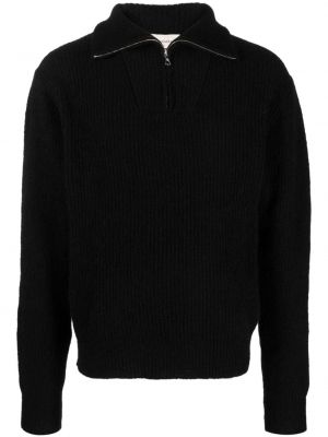 Пуловер Officine Generale черно