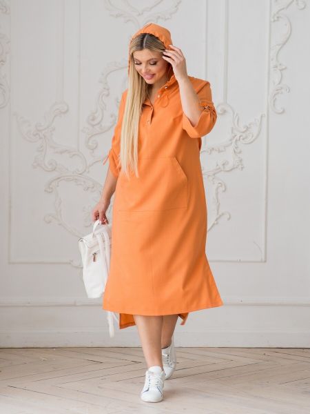 Платье Novita оранжевое