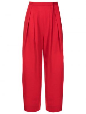 Spodnie plisowane Osklen czerwone