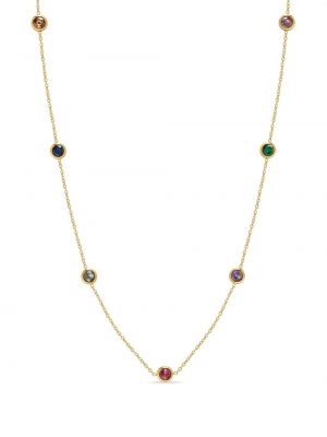 Ogrlica s kristalima Nialaya Jewelry zlatna