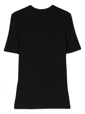 T-shirt mit rundem ausschnitt Toteme schwarz