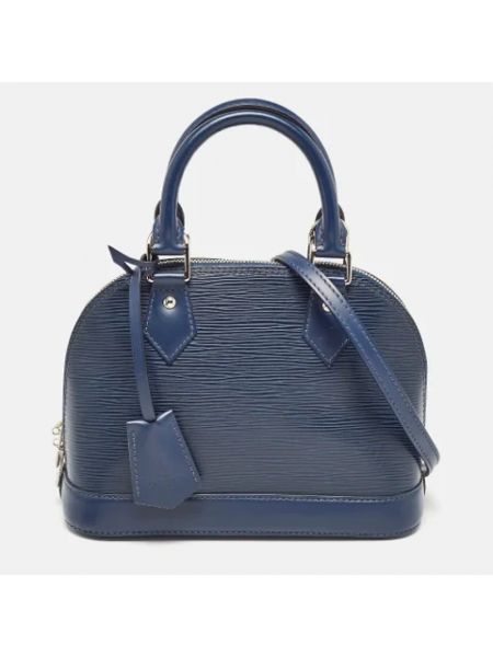 Bolso cruzado de cuero retro Louis Vuitton Vintage azul