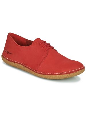 Pantofi derby Kickers roșu