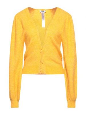 Cardigan di lana in viscosa Liu Jo giallo