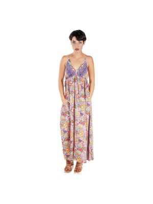 Midi šaty Isla Bonita By Sigris fialové
