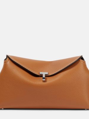 Кожаный мини сумочка TotÊme коричневый