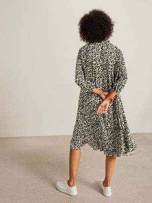 Леопардовое платье And/or коричневое