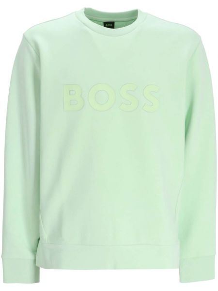 Jersey sweatshirt Boss grün