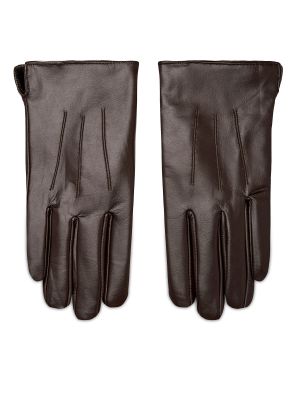 Rękawiczki Semi Line brązowe
