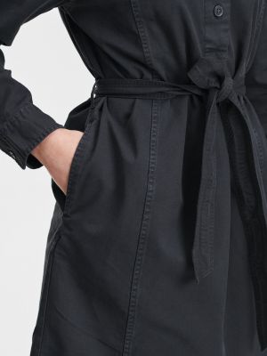 Bavlněné mini šaty Gap šedé