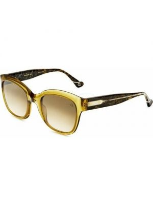 Солнцезащитные очки Etnia Barcelona, кошачий глаз, оправа: пластик, с защитой от УФ, для женщин желтый