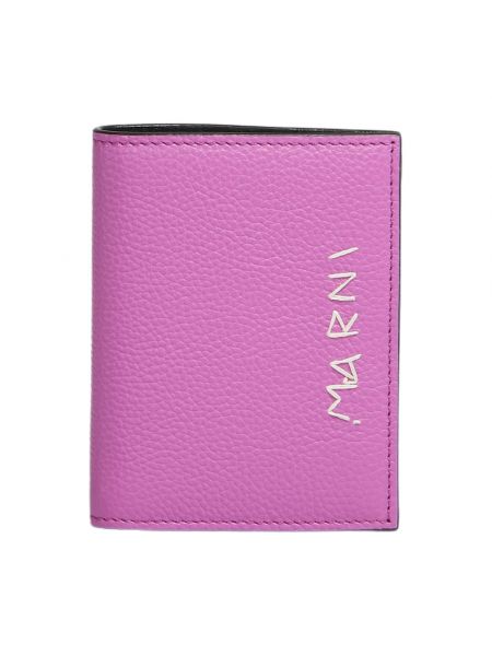 Różowy portfel Marni