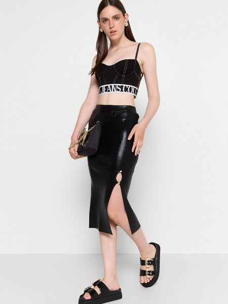 Spódnica ołówkowa Versace Jeans Couture czarna