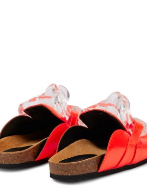 Papuci de casă din piele Jw Anderson portocaliu