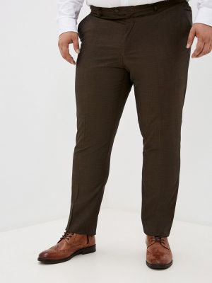 Коричневые классические брюки Bazioni