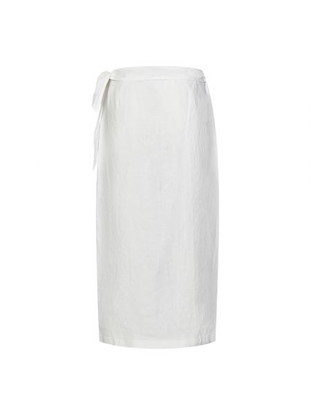 Falda midi Polo Ralph Lauren blanco