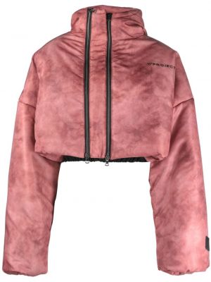 Pernata jakna Y Project ružičasta