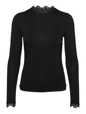 Блуза slim Vero Moda Curve черно