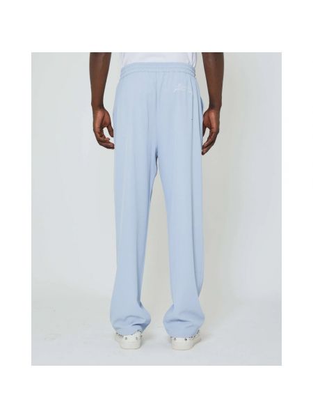 Pantalones con bordado John Richmond azul