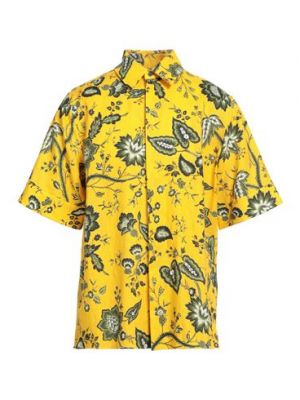 Camicia di lino Erdem giallo