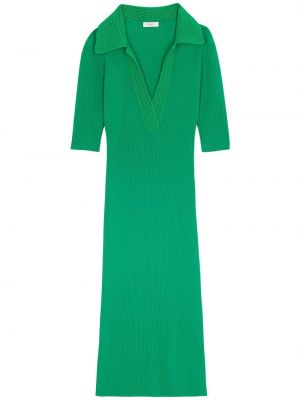 Pletené viskózové šaty A.l.c. - zelená