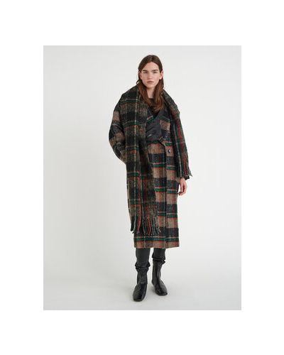 Palton de iarna de lână cu croială lejeră Inwear