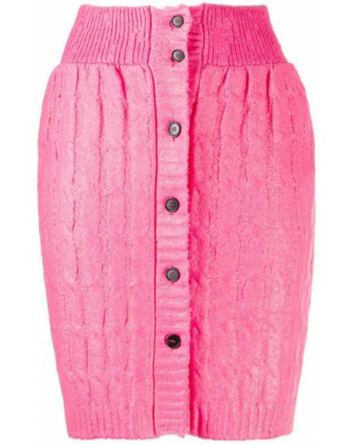 Falda de punto Msgm rosa